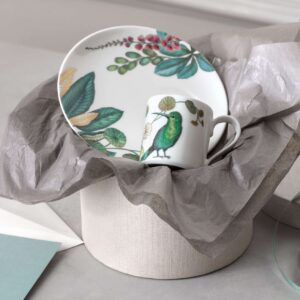 Porzellan Espressotassen Untertasse spülmaschinengeeignet