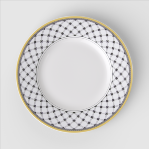 Porzellan Salat- und Dessertteller spülmaschinengeeignet