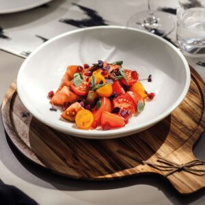 Alternative view of Servierbrett aus Akazienholz für Antipasti und Brot