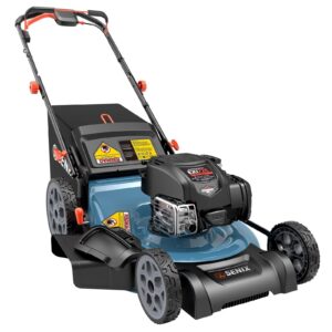 SENIX LSSG-H2 22-Inch Self Propelled Gas Lawn Mower with 163 cc 4-Cycle Engine