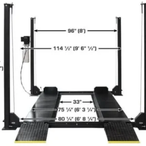 Atlas Apex 8 8,000 lb 4-Post Lift Car