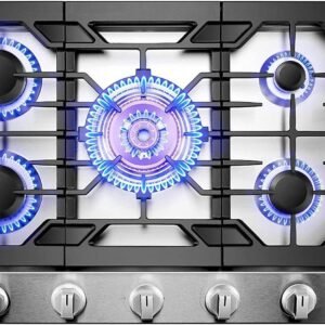 Fotile 30″ Tri-Ring Gas Cooktop GLS30501