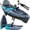 Reel Yaks Raptor Modular Fishing Kayak – 9.5ft Lightweight Sit On Top Kayak for Adults & Youth – Stable & Portable, Ideal Space-Saving Design for Travel – 380lbs Capacity