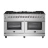 FORNO Massimo 60-Inch Freestanding Dual Fuel Range in Stainless Steel – FFSGS6125-60