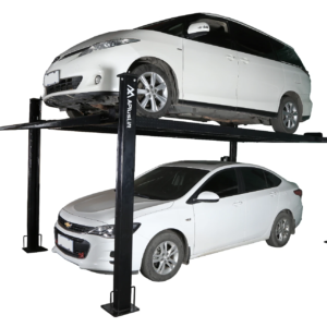 APlusLift HW-8S 8000LB 4-Post Portable Storage Service Car Lift / 3 Year Warranty